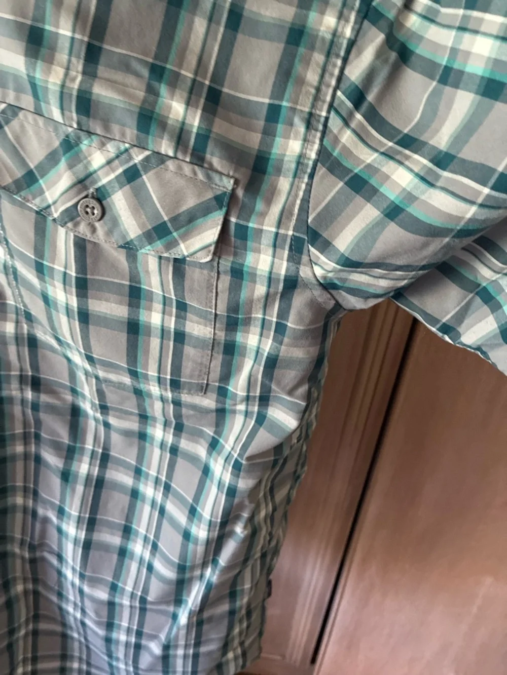 Patagonia Men’s High Moss Shirt hiking plaid large